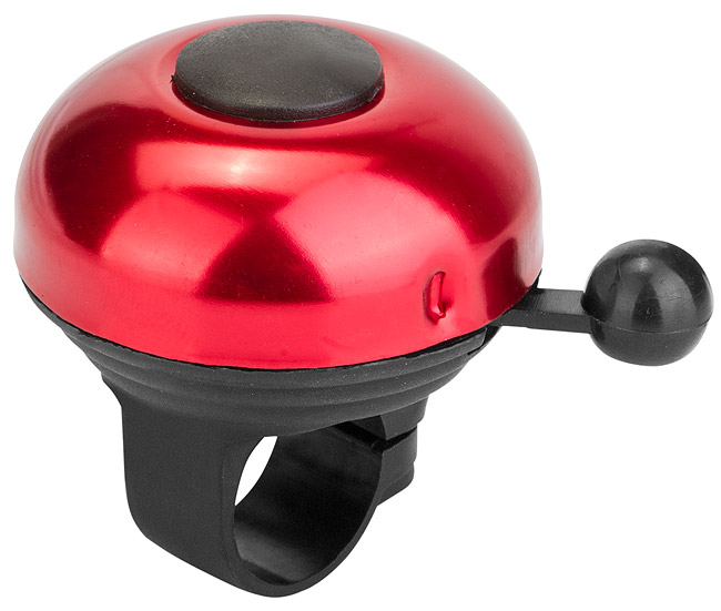 Звонок 43A-01 алюминий/пластик, чёрно-красный 210132