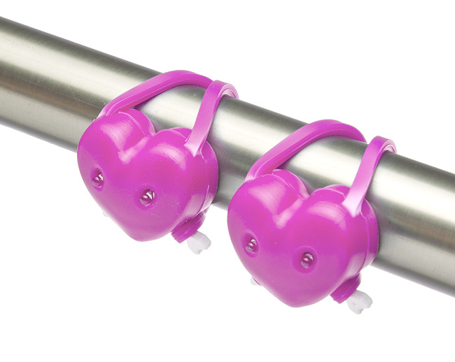 Фонари декоративные JY-339B, передний с 2 белыми, задний с 2 красными светодиода