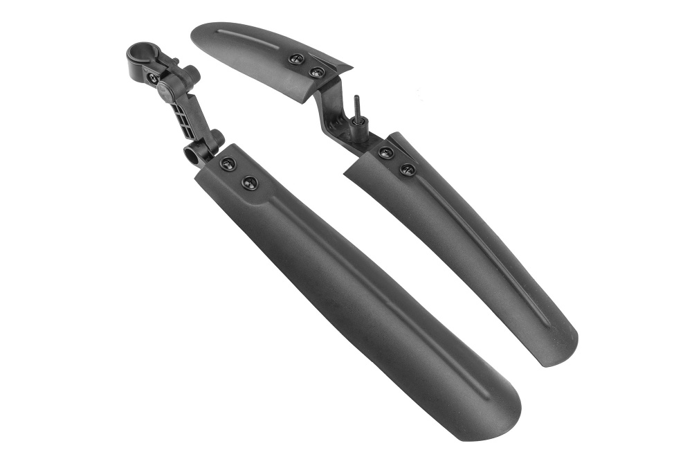 Крылья 24" XH-B104 пластиковые чёрные, комплект в инд. упаковке