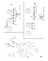 Пластина аттенюатора 2-Х ТАКТНОГО ПЛМ MERCURY 50EO Серийный номер от 0T980000 до 0T999999