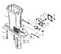 Корпус ведущего вала 2-Х ТАКТНОГО ПЛМ MERCURY 60 Серийный номер от 0G290585 до 0G589999