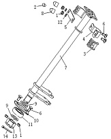 Рулевая колонка квадроцикла STELS ATV 300 B