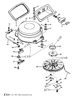 Стартер в сборе (ручной - 55) 2-Х ТАКТНОГО ПЛМ MERCURY 55 Серийный номер от 0G290585 до 0G589999