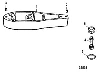 Компоненты расширения 2-Х ТАКТНОГО ПЛМ MERCURY 55 Серийный номер от 9973100 до 0P016999