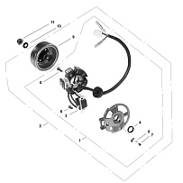 Магнето КВАДРОЦИКЛА STELS ATV 50 C