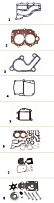 Прокладки, сальники и уплотнения лодочного мотора YAMAHA 9.9 — 15FMH · 2005 — 2014
