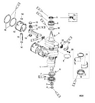 Коленвал, поршни и шатуны 2-Х ТАКТНОГО ПЛМ MERCURY 75 Серийный номер от 1B000000 и выше