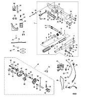Набор переоборудования ручки румпеля, электрический - 8M0051064 4-Х ТАКТНОГО ПЛМ MERCURY 8 Серийный номер от 0R042475 и выше