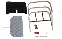 Кузовные элементы, пластик снегохода IRBIS Dingo T125 (часть 3)