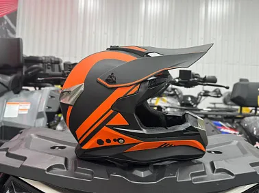 Шлем кроссовый HETOSHI AD2-6 цв. Черно-оранжевый  р. XL