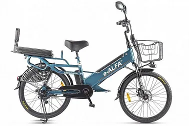 Велогибрид GREEN CITY e-ALFA GL черный