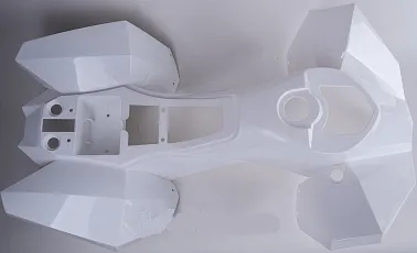 Пластик основной (белый) ATV EAGLE